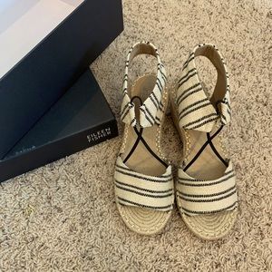 Eileen fisher striped wedges